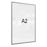 Рамка магнитная для 1 лист А-2 - для размещения постеров, рекламно-информационных листовок и фотографий формата А2 на металлические поверхности